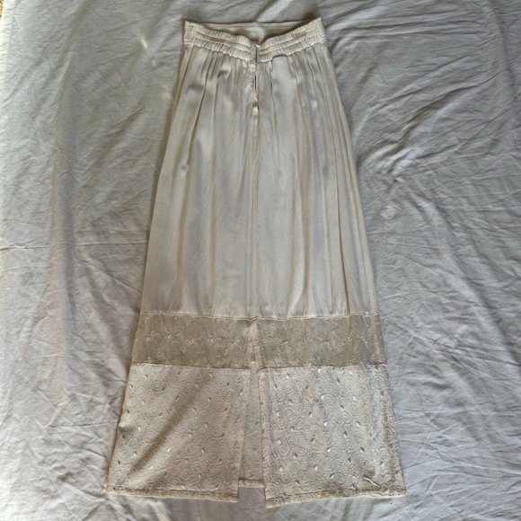 Sold! - Johnny Was Cream Maxi Skirt - Picture 2 of 4
